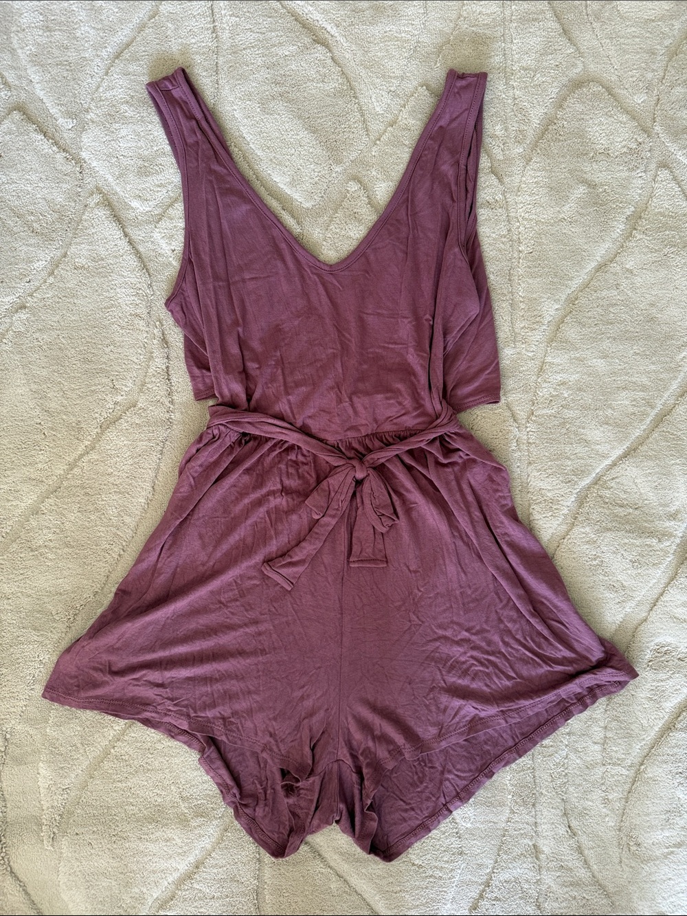 Shorts cross cross back romper